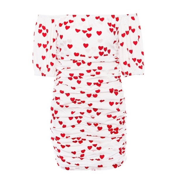 Mini rochie de dama cu inimi XS