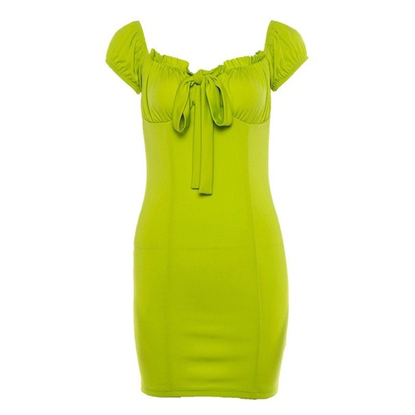 Mini rochie de vară verde S