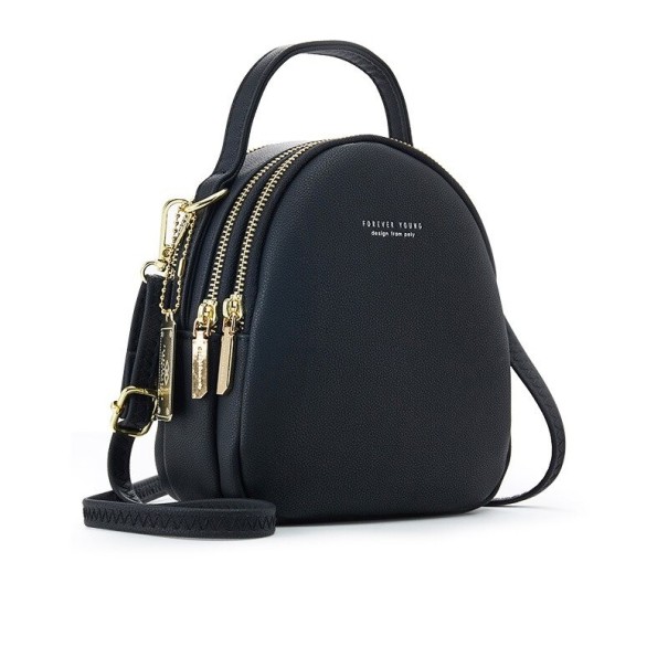 Mini rucsac de damă E614 negru