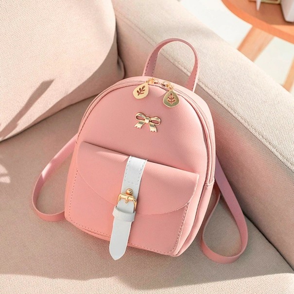 Mini rucsac de dama roz