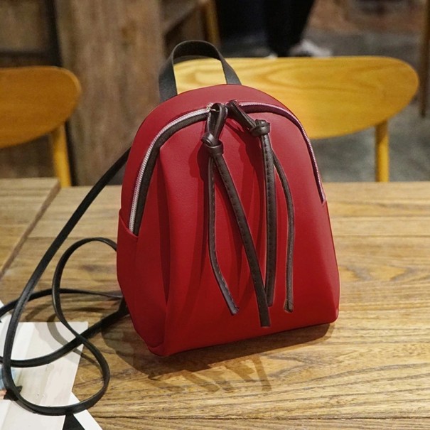 Mini sac à dos pour femmes E624 rouge