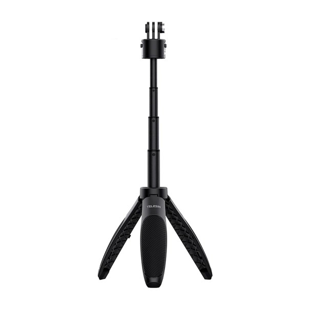 Mini Selfie Stick with Tripod TELESIN with Quick Release System for Action Cameras GoPro DJI Insta360 Telescopic 15 to 40 cm Aluminium 1