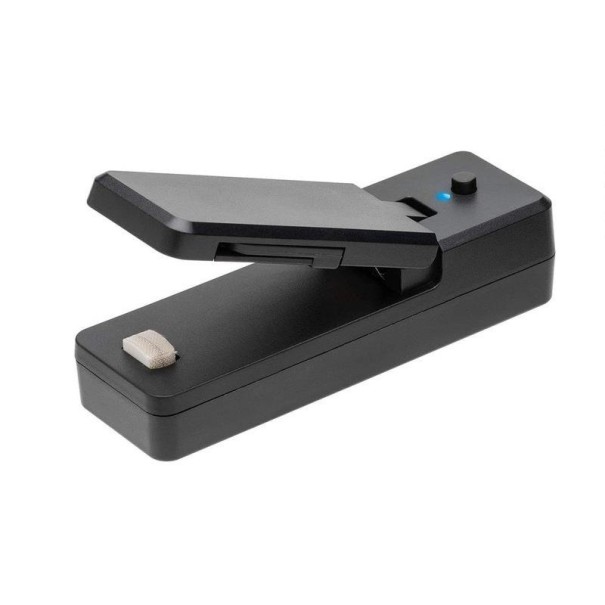Mini sellador de papel aluminio negro