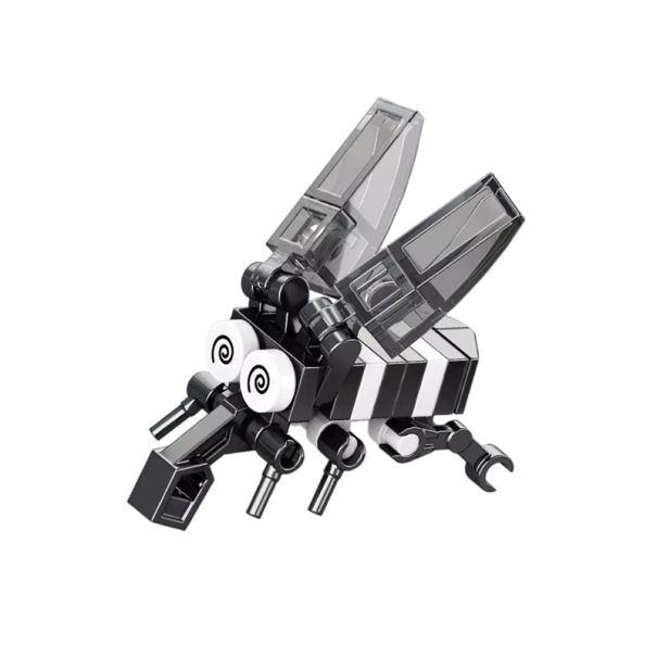 Mini set de construcție muscă 3,2 x 5,1 x 5,2 cm Blocuri Micro Set 26 buc 3D model de insectă Jucărie de asamblare pentru copii Dezvoltarea motricității și creativității 1