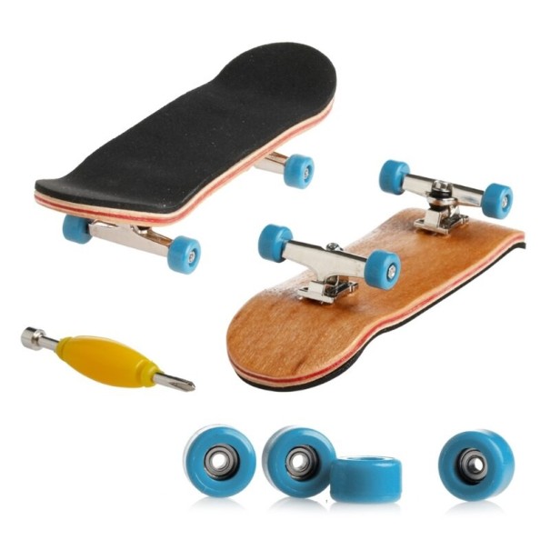 Mini-skateboard lyseblå