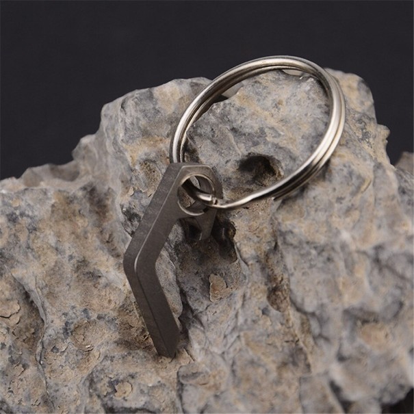 Mini sleutelopener zilver