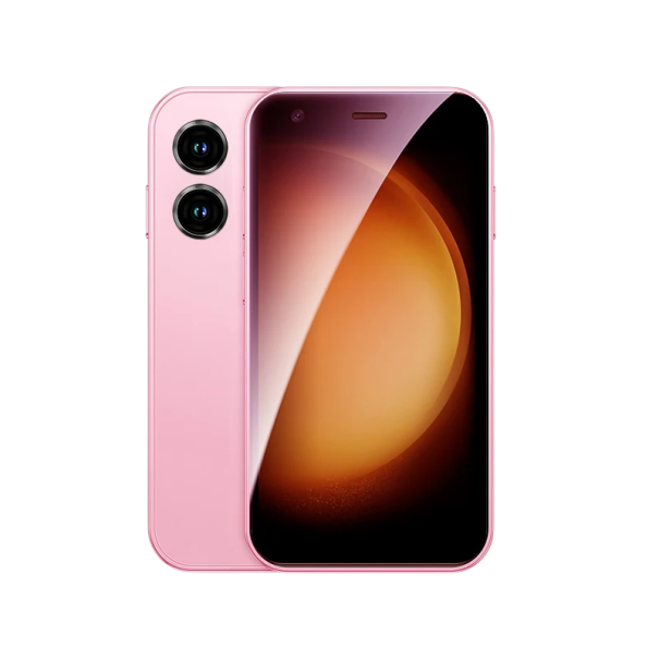 Mini smartfon SOYES XS15 3.0&quot; Android 8.1 2GB RAM 16GB ROM Dual SIM 3G GPS Bluetooth 4.0 Ładowanie typu C Szklana obudowa Radio FM Mały telefon komórkowy różowy