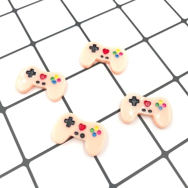 Mini-spilcontroller-dekoration 10 stk. beige
