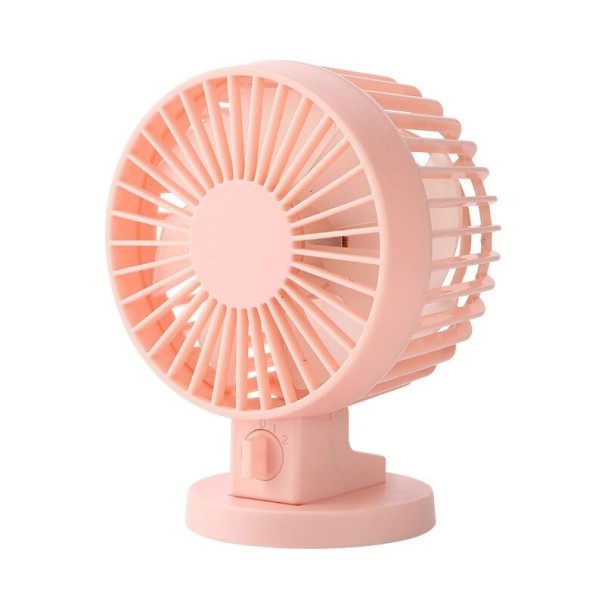Mini stolní ventilátor růžová