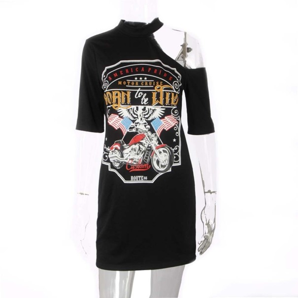 Mini T-shirtkjole S