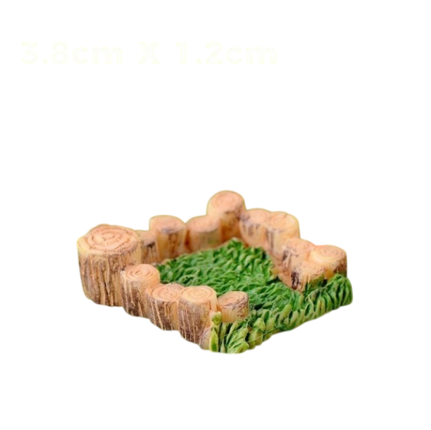 Μίνι ταΐστρα για κουνέλια 3,8 × 1,2 cm Μίνι περίφραξη με τροφή για μίνι κήπο ντιόραμα μοντελιστική τοπίο φιγούρες διακόσμηση 1