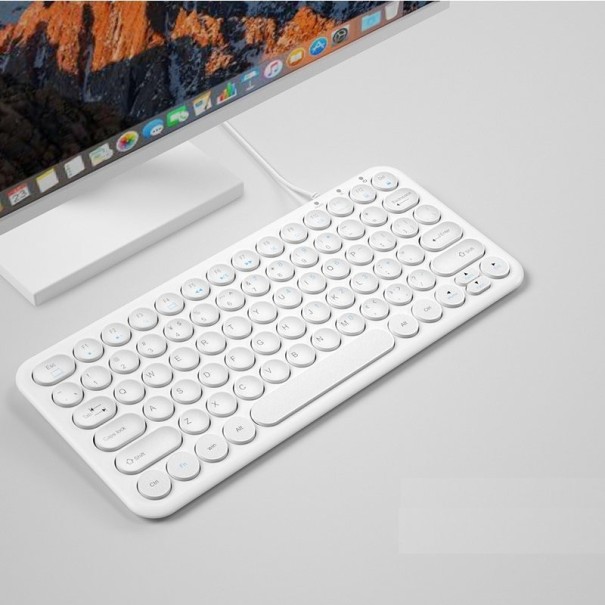 Mini-tastatur hvid