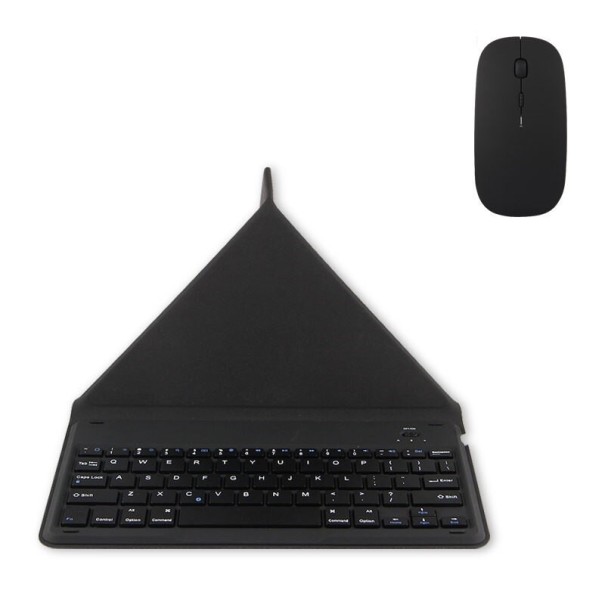 Mini-tastatur med stativ og mus sort