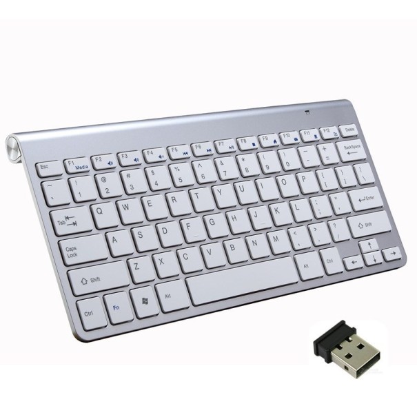 Mini tastatură fără fir K358 argint