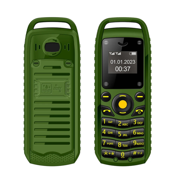 Mini-Tastentelefon SERVO OLED 2G Dual-SIM Bluetooth Micro-USB microSD-Steckplatz Herausnehmbarer Akku 380 mAh Mehrsprachige Unterstützung