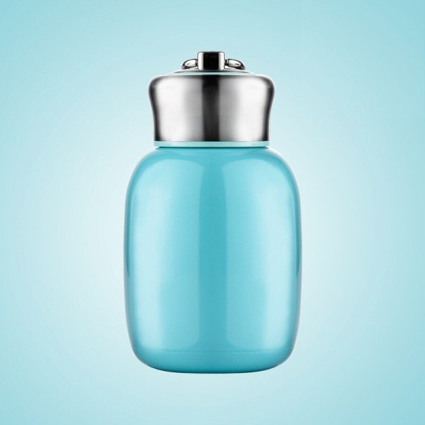 Mini thermos blauw S