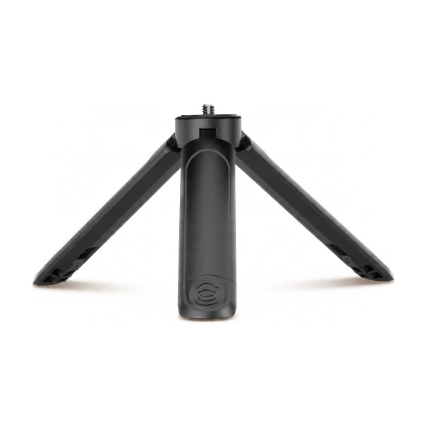 Mini tripé para câmaras de ação Flymile com pernas retráteis Parafuso 1/4 polegada Capacidade de carga 2 kg Preto Para DJI Osmo Pocket Insta360 e 1