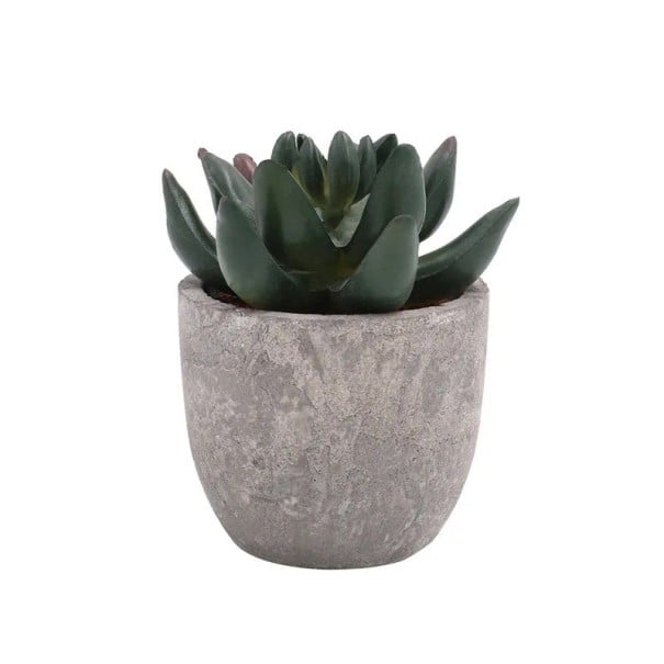 Mini umělá aloe v květináči Falešná bonsai rostlina Simulovaný stromek Dekorace na stůl Domácí kancelářská zahradní ozdoba 1