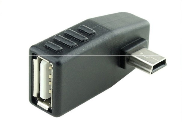 Mini USB 5-bens til USB-adapter 1