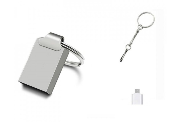 Mini USB flash disk 2.0 stříbrná 64GB