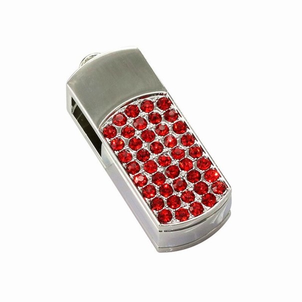 Mini USB flash disk prívesok červená 4GB