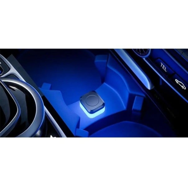 Mini USB LED světlo do auta pro vytvoření atmosféry Barevné interiérové osvětlení Přenosné noční světélko Dekorace do vozidla modrá