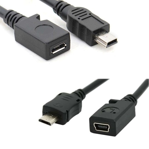 Mini USB till Micro USB adapter