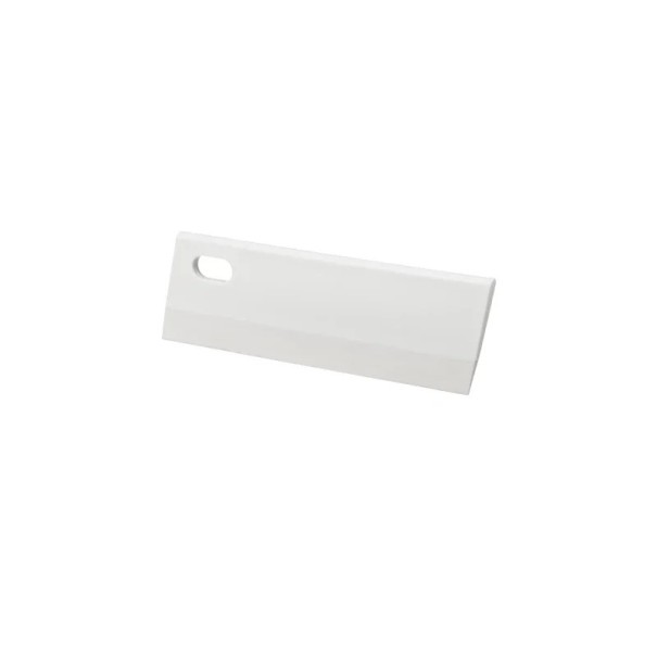 Mini üvegkaparó 15 × 5 cm kompakt formában, fehér műanyag kézi ablaklehúzó tükörhöz, ablakokhoz és zuhanykabinokhoz a fürdőszobában 1