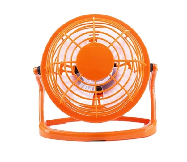 Mini ventilator USB portocale