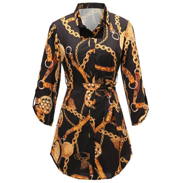 Mini vestidos camiseros preto S