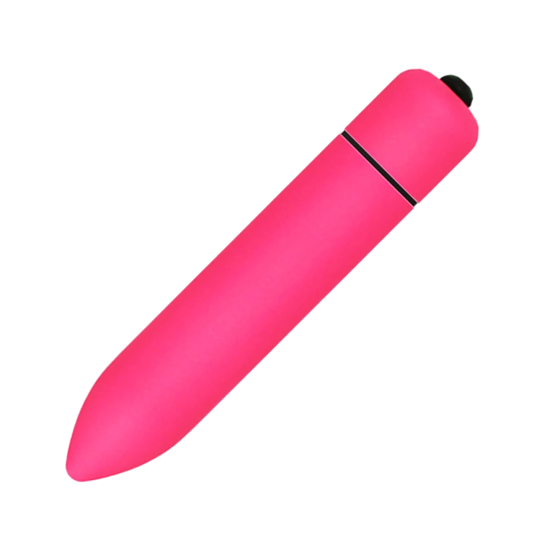 Mini vibrator pentru clitoris cu 10 moduri de vibrație Stimulator pentru clitoris 9,3 x 1,8 cm roz închis