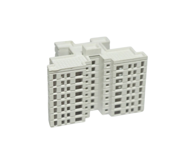 Μινιατούρα κτίριο 1:500 45 x 26 x 32 mm ABS κατασκευαστικό μοντέλο σπιτιού για αρχιτεκτονικά ντιόραμα και αστικό τοπίο 1