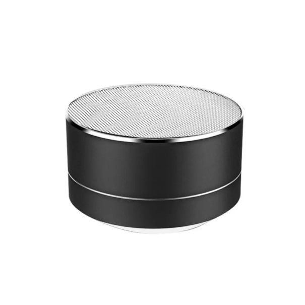 Miniaturowy przenośny głośnik Bluetooth Metalowy subwoofer Stereo HD Sound Bezprzewodowy głośnik do telefonu komórkowego PC Karta TF Odtwarzacz muzyczny czarny