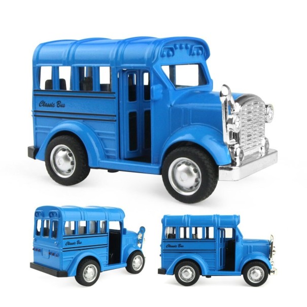 Minibus pre deti modrá