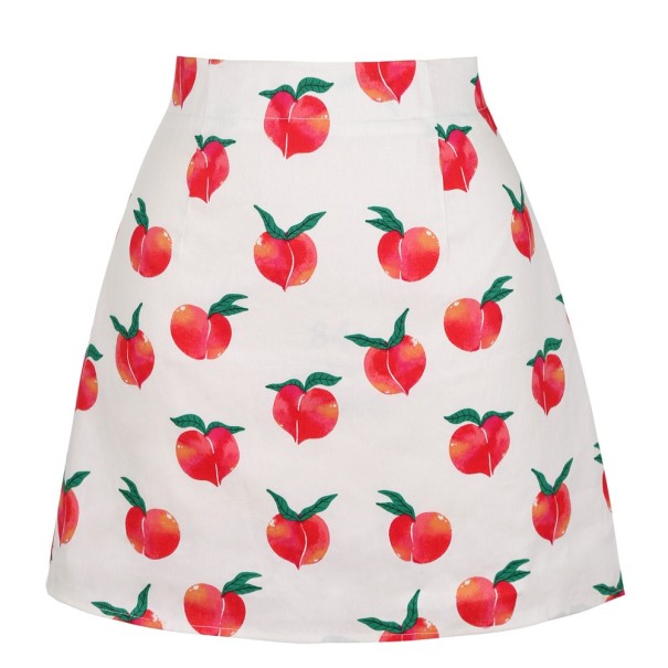 Minifalda de mujer con estampado A1125 S 1