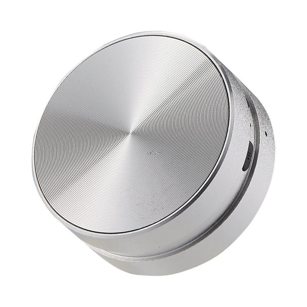 Minihögtalare 40 x 25 mm Ljudöverföring på träglaslåda Bluetooth FM-mikrofon färgval svart silver röd silver