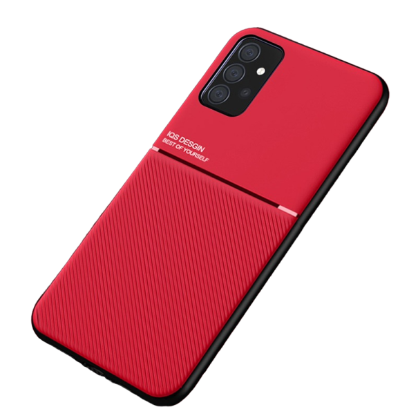 Minimalistyczny pokrowiec ochronny na Samsung Galaxy A12 czerwony