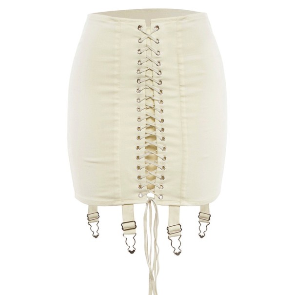 Minirok voor dames met veterdetail