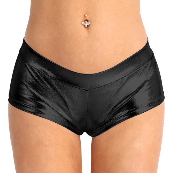 Minishorts til kvinder sort XS