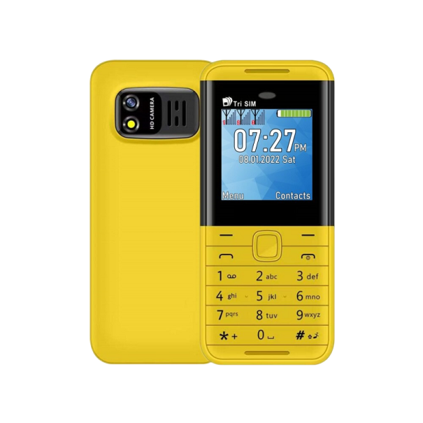 Minitelefon SERVO 3 Standby 1,3&quot; gul