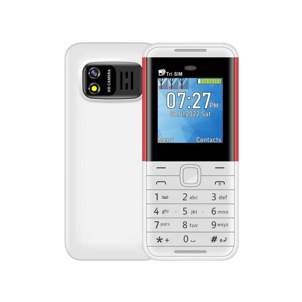 Minitelefon SERVO 3 Standby 1,3&quot; hvid