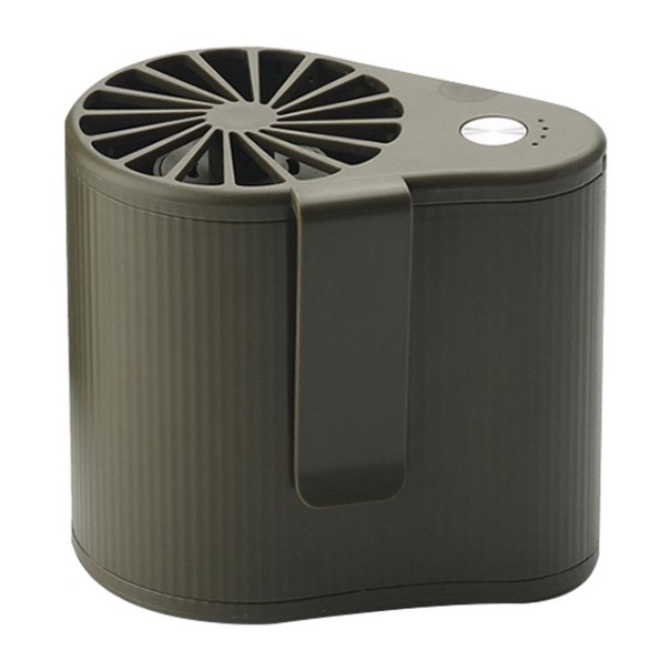 Miniventilator med klips mørkegrøn