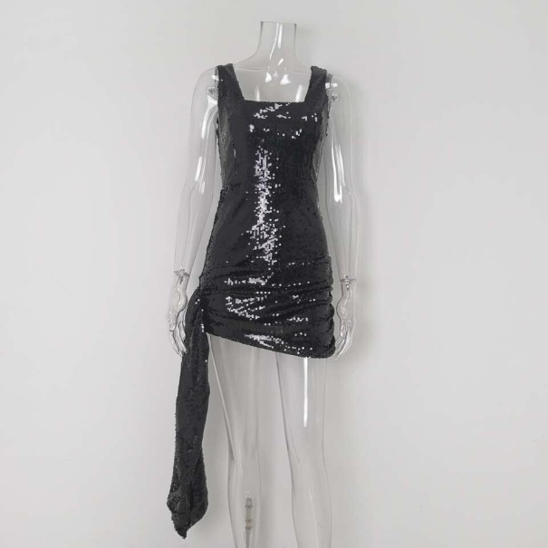 Minivestido de mujer color Ámbar negro XS Minivestido de mujer color Ámbar negro XS