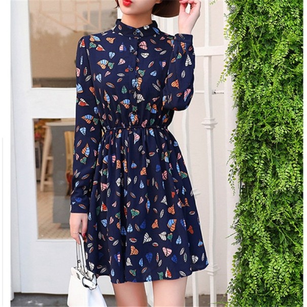 Minivestido de mujer Francesca azul oscuro XS