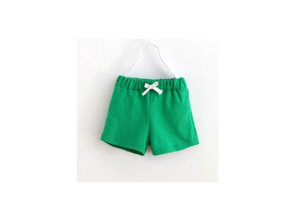 Minőségi gyermek rövidnadrág - zöld 4