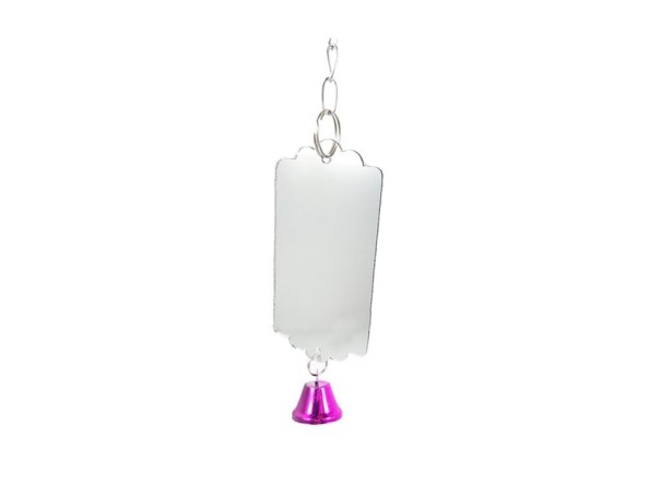Miroir suspendu avec cloche d'oiseau A