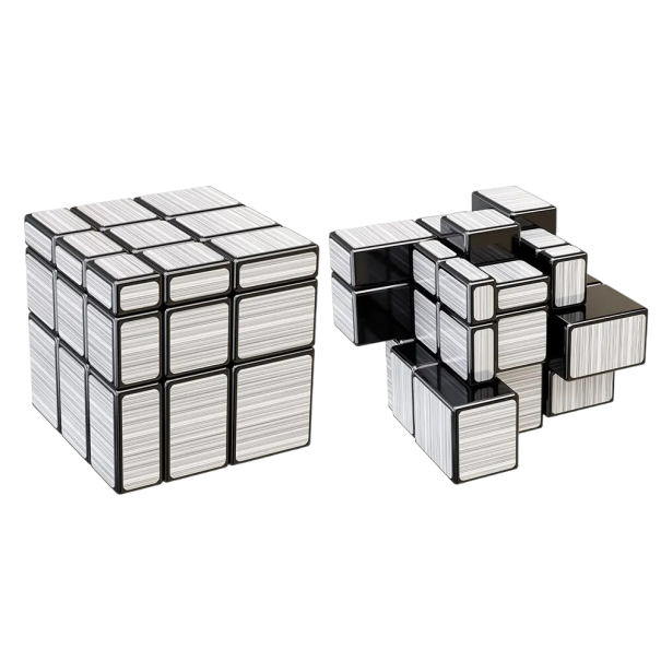 Mirror Cube 5.7 x 5.7 cm V177 silver