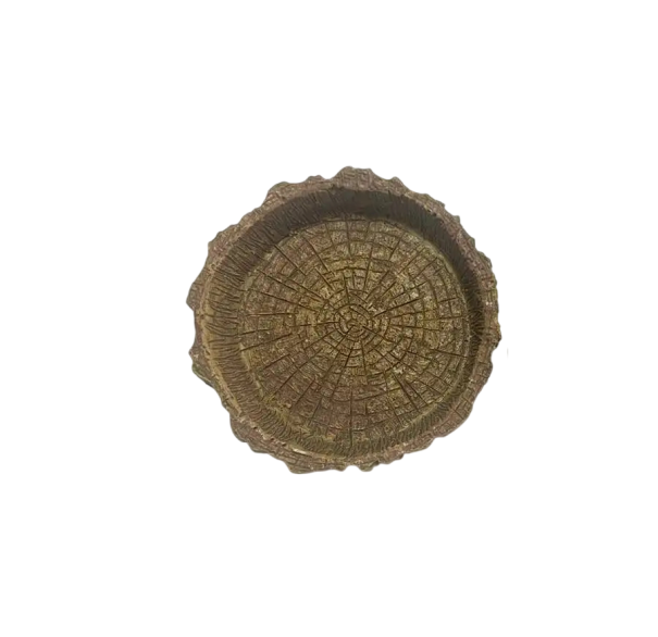 Mistička per rettili e serpenti 9 cm Ciotola per terrario a forma di tronco d'albero Per acqua e cibo Decorazione per terrario 1