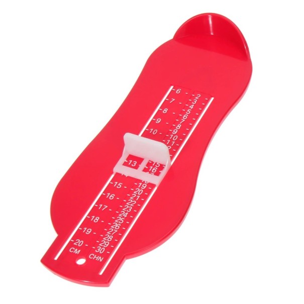 Misuratore di dimensione del piede per bambini J3034 rosso