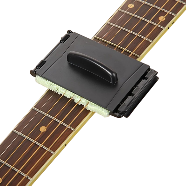 Miwayer Guitar String Cleaner with Fret Cloth Maintenance and Care Tool for Electric Guitars, Bass Guitars, Violins and Ukuleles 1